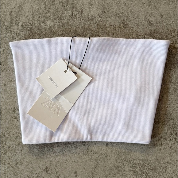 Zara Rib Bandeau Top - Picture 7 of 12